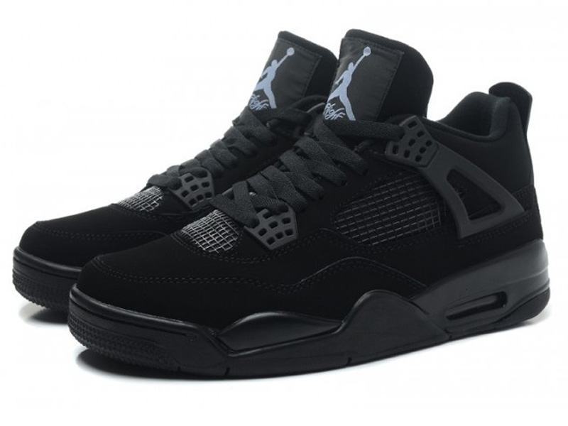 Купить кроссовки air jordan 4. Nike Air Jordan 4 Black. Nike Air Jordan 4 черные. Nike Air Jordan 4 Retro Black. Nike Air Jordan 4 Black Cat.