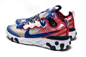 Nike React Element 87  синие с красным (40-44)