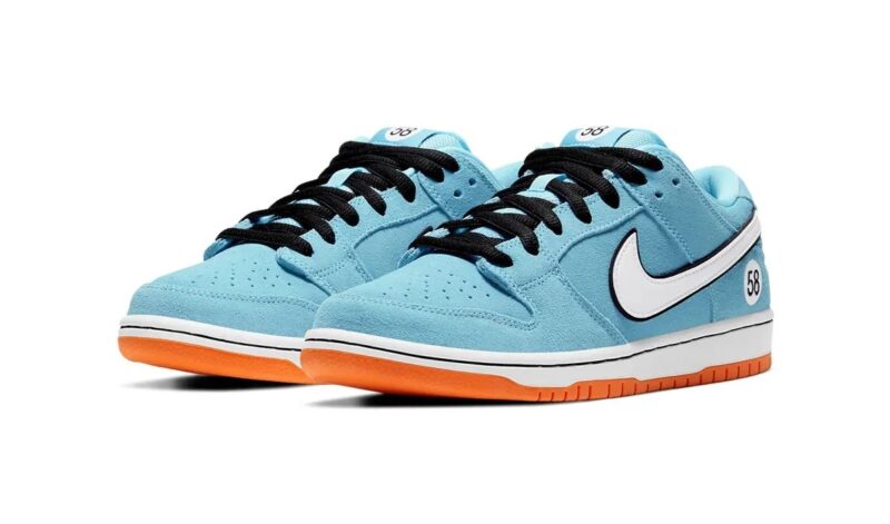 Nike SB Dunk Low Club 58 Gulf голубые нубук мужские (45-48)