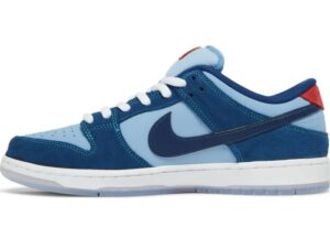 Nike SB Dunk Low Pro Why So Sad? cиние с голубым нубук мужские-женские (40-44)